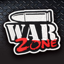 Call of Duty: WarZone Game Logo gesticktes Bügelbild / Klett-Aufnäher